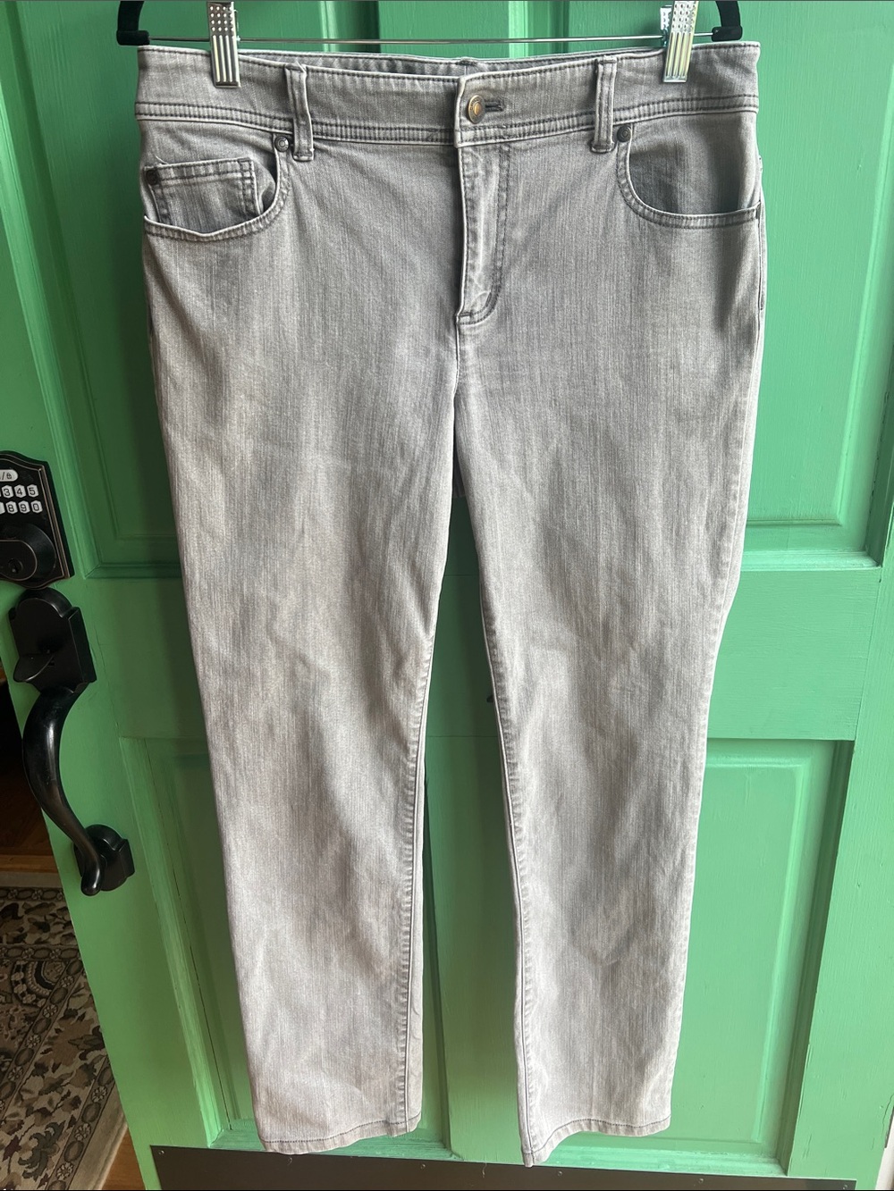 Chico's Women's Light Gray Skinny Jeans size 1 or 8